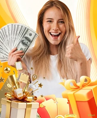 Imagem promocional da 17bet mostrando a plataforma e suas vantagens